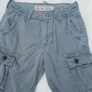 American Eagle Gray Cargo Shorts